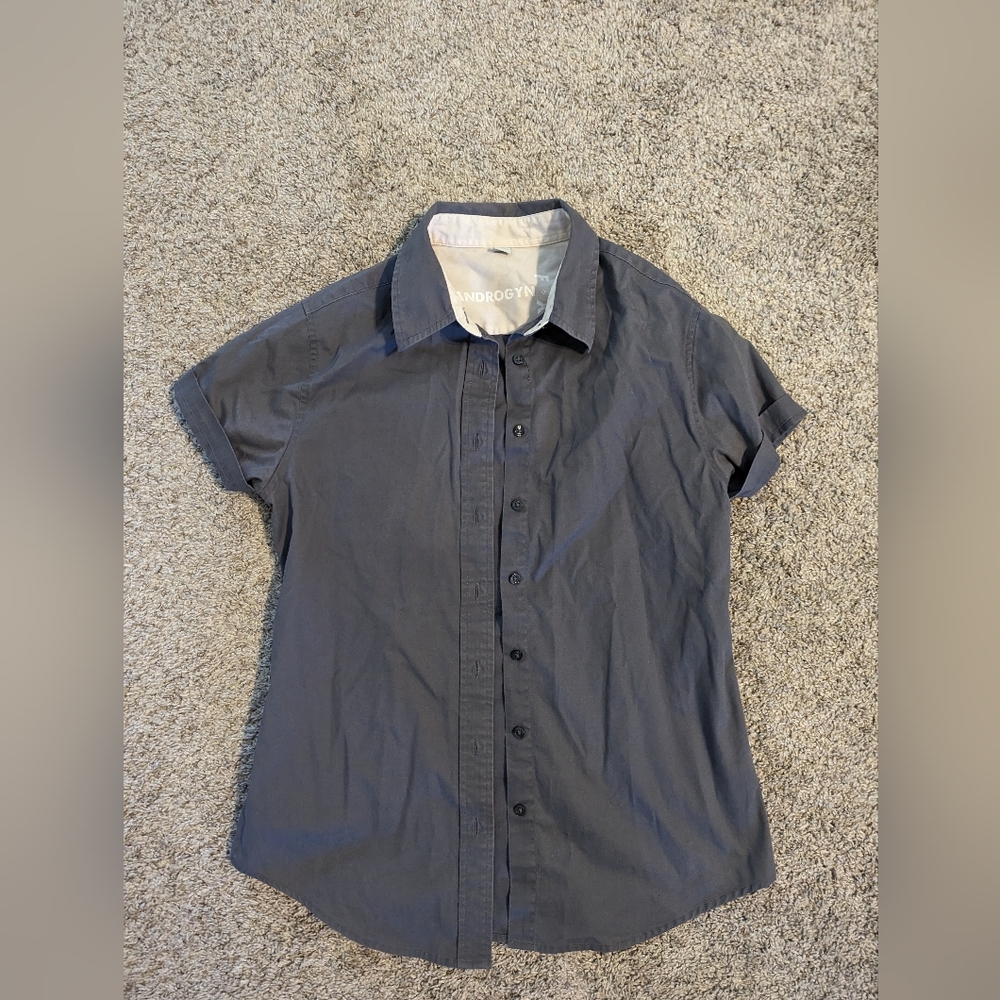 Androgynous Fox button up